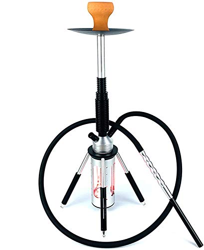 YUJIAN Mittlere Haken Rocket Vierbetriebene Form Bar Shisha Topf mit Schlauch LED-Verfärbung Atmosphäre Licht…