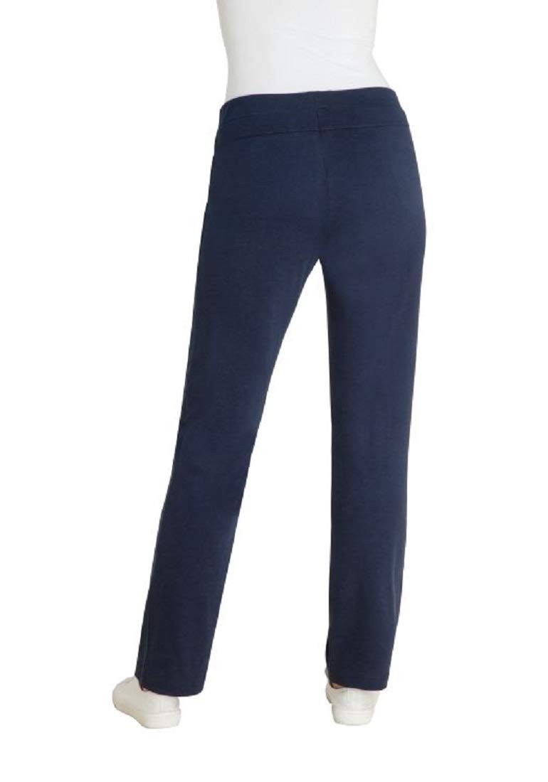hajo - Damen Klima-Komfort Jogginghose – Freizeit- und Homewear, Mit Kordelzug und Reißverschlusstaschen