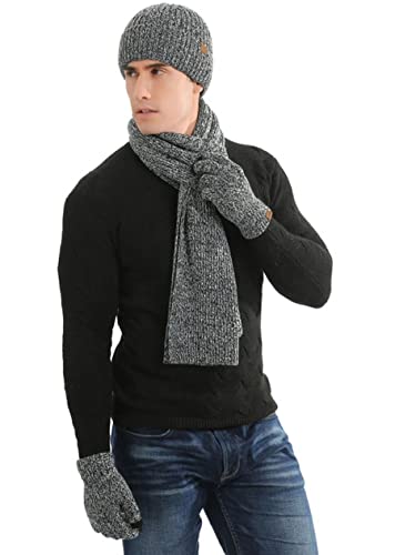 Set de gorro bufanda y guantes GFM el regalo de invierno ideal para hombre