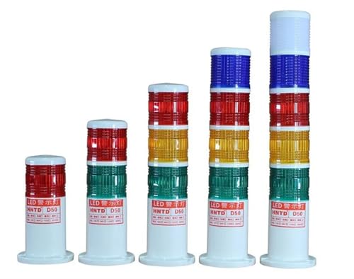 3 Colors Industrial Signal Tower Safety Stack Alarm Light lamp LED Red Green Yellow Lamp LED Plastic Indoor 3 Layer Barrel Type(3 Layer)