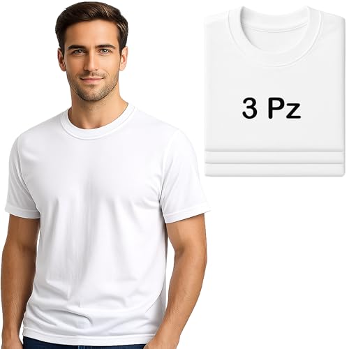 T Shirt Homme col rond classique anti-déformation 100% Coton