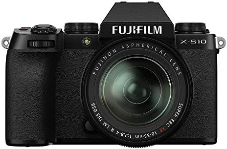 Fujifilm X-S10 Mirrorless Digital Camera XF18-55mm Lens Kit - Black