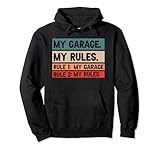 My Garage My Rules - Rule 1 My Garage Rule 2 My Rules Tee. Vous aimez les voitures ? Êtes-vous fier de connaître les voitures, ou vous aimez l'automobile, l'automobile et les voitures automobiles ? My Garage My Rules - Rule 1 My Garage Rule 2 My Rules - C'est excellent pour les hommes, les femmes et les enfants.