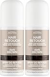 JOANNA Ansatzspray Dunkelbraun 75 ml – Kaschieren grauer Haare & nachwachsender Ansätze – Stufenlose Abdeckung – Kaschmiereffekt – Natürliches Farbergebnis – Ansatz-Kaschierspray (Packung mit 2)