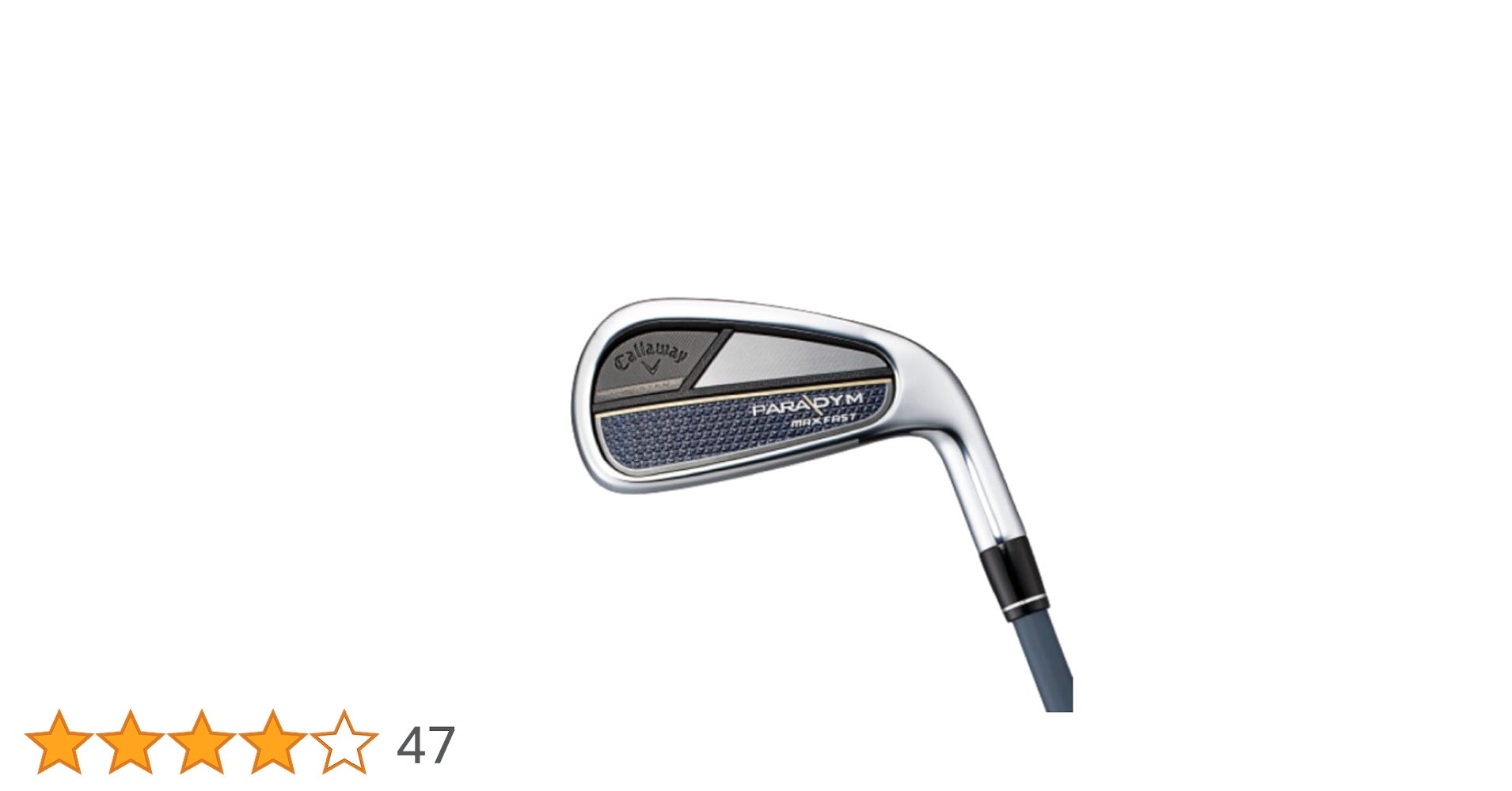 新品　キャロウェイPARADYM MAX FAST7番アイアンR PARADYM MAX FASTアイアン