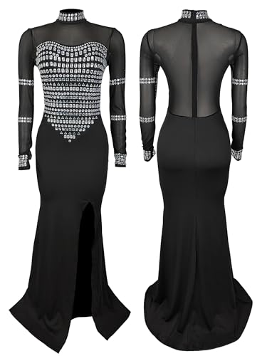 Image of Figdaw Rhinestone Embellished Formal Gowns and Evening Dresses for Women 2026