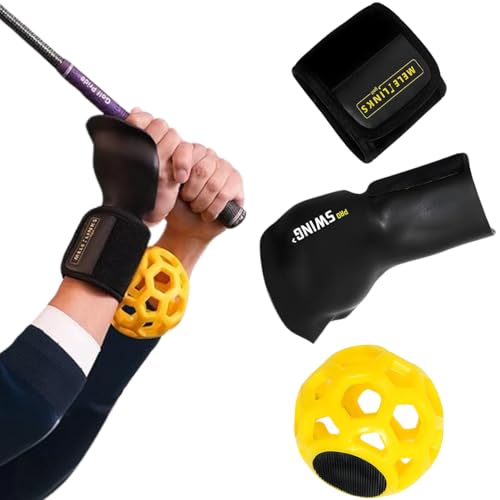 CUANBOZAM Golf Swing Trainer Pro - Adjustable Golf Wrist Training Aid with Swing Corrector | Portable Golf Training Aid for Indoor/Outdoor | Posture Optimizer for Beginners & Intermediate Players