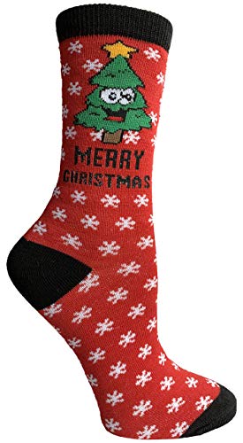 Yacht & Smith Womens Christmas Socks, Novelty Holiday Socks, Fun Colorful Festive, Crew, Slipper Socks #TOP3