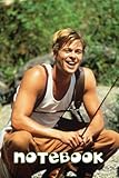 Notebook : Brad Pitt Notebook 6x9 100 Page Blank Lined Notebook for Women to Write In - Scholl Notebook #94
