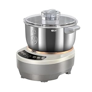 Dough Mixer, Electric Dough Maker with Ferment Function,Kitchen Electric household Stand Mixers, Microcomputer Timing,Face-up Touch Panel,304 Stainless Steel,5L
