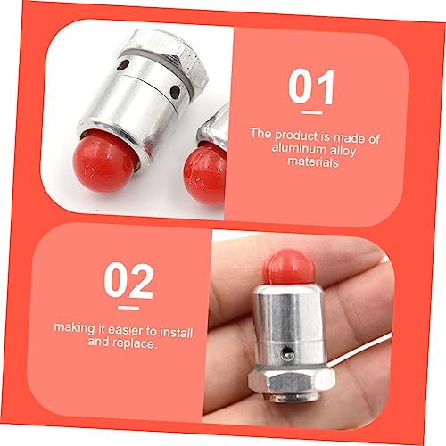 Válvulas de seguridad para olla de presión Kitchen Cooker 4 piezas reemplazo para extractores de ollas de presión miniatura 4