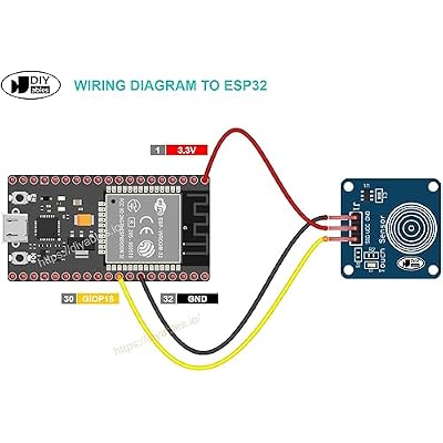 Touch Sensor Button Switch for Arduino, ESP32, ESP8266, Raspberry Pi, 2 Pieces