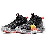 Under Armour Kids (GS) Embiid One Basketball Shoes (Black/Steel, Numeric_7)
