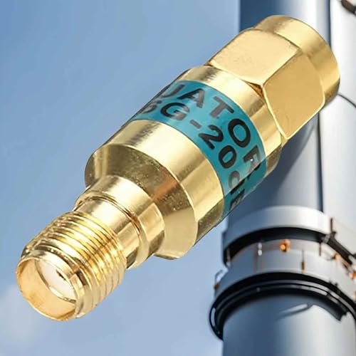 BECEN 2 W SMA 2 W sma-jk männlich zu weiblich RF Koaxial Dämpfungsglied 6 GHz 50 Ohm 10dB STECKER(10dB)
