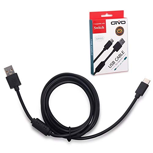 Cabo Carregador Para Nintendo Switch Usb 3.0 Tipo C 180cm