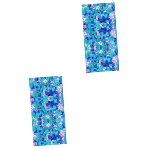 STOBAZA 2 Hojas Adhesivo de vidrio estático película de privacidad esmerilada películas para ventanas película de privacidad protección solar Película de privacidad para puertas correderas