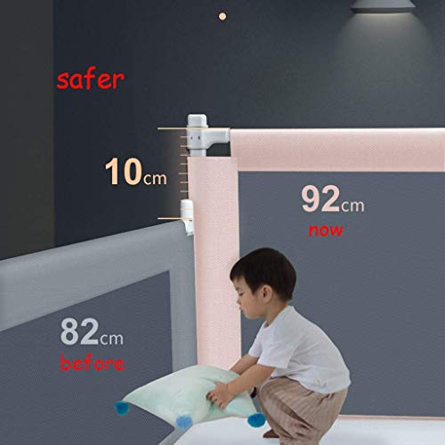 Deflector universal de protección infantil con valla para cama grande 180cm 4