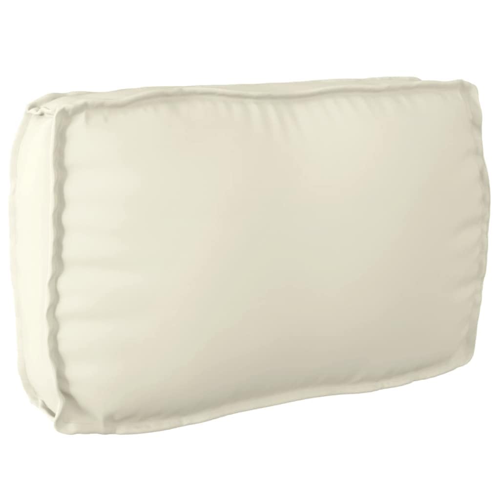 Coussin rectangulaire moderne crème 70x40 en Oxford au design haut de gamme