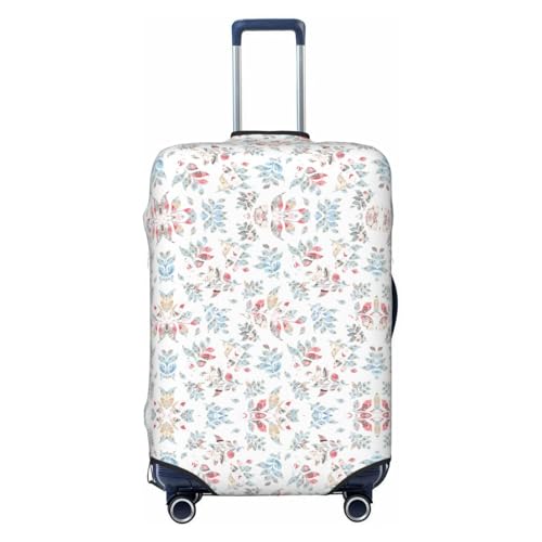 Wildflower Floral Print Luggage Suitcase Cover Protector Luggage Washable Covers With Concealed Zipper
