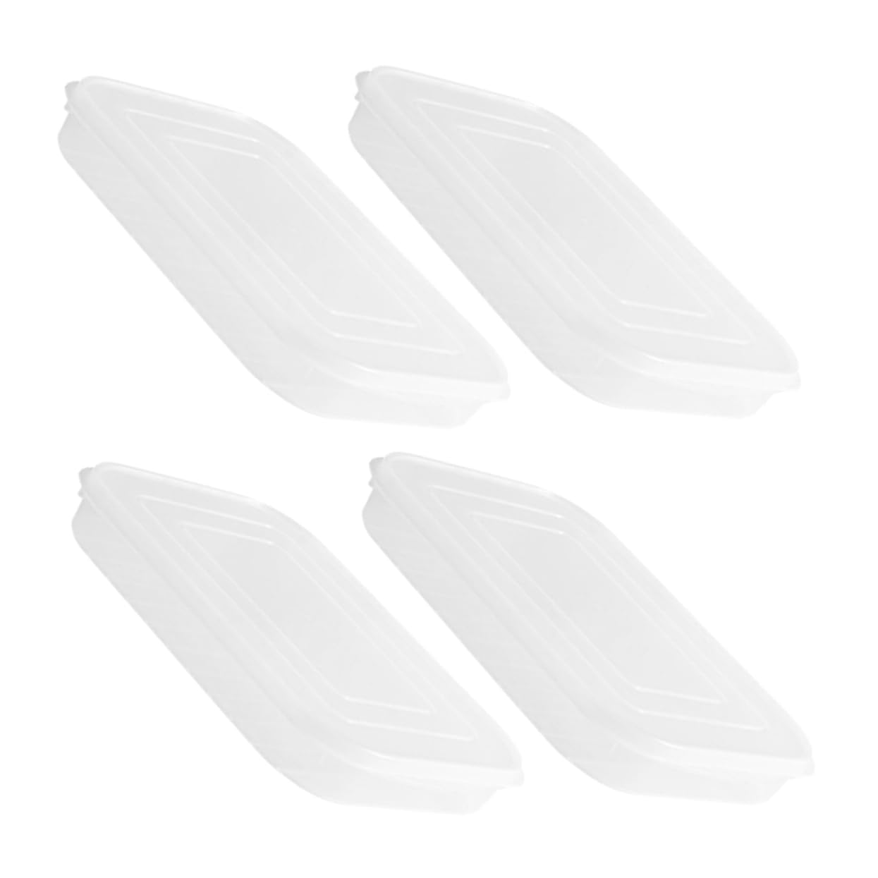 MAGICLULU 2 Set Più Croccante Custode Del Burro Francese Organizzatore Del Frigorifero Contenitore Per Il Bacon Contenitore Per Il Congelatore Contenitori Ermetici Con Coperchio 4 Pezzi * 2