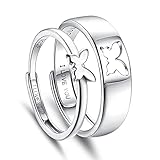 anillo mariposa plata de ley ♥ANILLOS DE MARIPOSAS♥ La mariposa es un símbolo de libertad, amor y belleza. Puede obtener 2 anillos de mariposa, todos anillos ajustables, las mariposas de los dos anillos pueden superponerse, lo que es muy adecuado como anillo de pareja, anillo de amistad, etc.