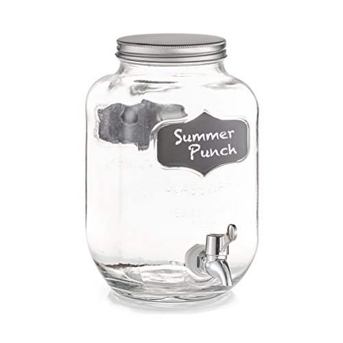 Distributeur de boisson en verre pour buffets et fêtes