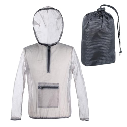 Jacket Mesh - Midge Net Clothing For Men | Outdoors Jackets | Ash Protection Pullover Smock Wearing | Midge Jackett Breathable Mesh For Hiking Fishing And Activity
