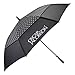 Oscar Jacobson Mens Geo Print Golf Umbrella - Black - One Size
