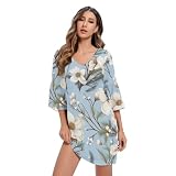 Adatto per molte occasioni: questo abito estivo con scollo a V è adatto per una varietà di occasioni, tra cui casa, gite quotidiane, shopping, feste, vacanze, scuola, spiaggia, lavoro, ufficio, appuntamenti e club.