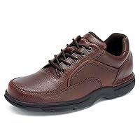 Rockport Men's Eureka Walking Shoe, Brown, 10.5 US