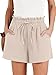 ANRABESS Shorts for Women Summer Casual High Waisted Wide Leg Drawstring Lounge Shorts Comfy 2026 Beach Vacation Clothes Small