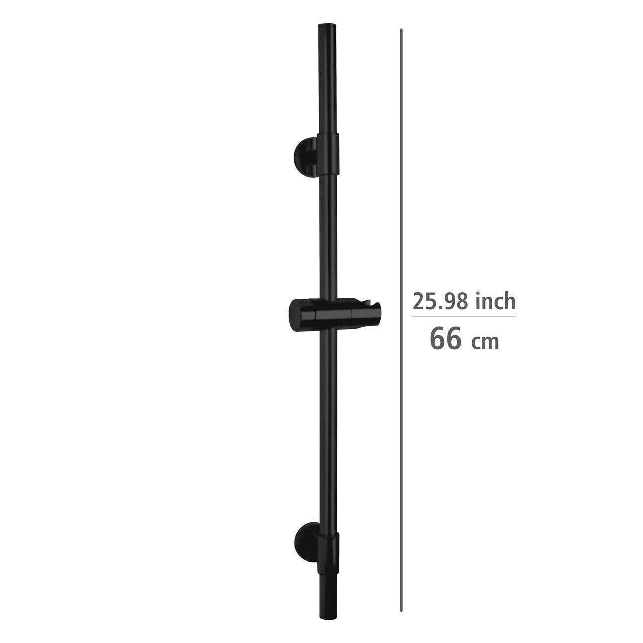 Douche glijstang opbouw 66cm volledig Rvs met wateraansluiting 1/2 Douche glijstang opbouw 66cm volledig Rvs met wateraansluiting 1/2