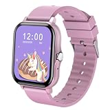 Kids Smart Watch, 19 Sport Modes Pedometer Fitness Tracker, 14 Learning Games, Alarm Clock, Calculator, Study Cards, Storybook, Kids Watch for Boys Girls (Pink)