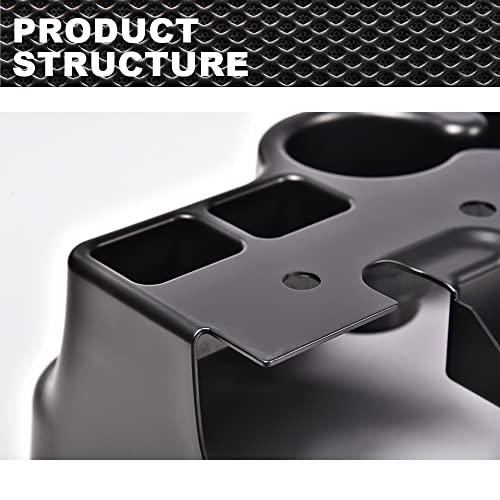 CROSSDESIGN Center Console Cupholder Compatible with 1999-2001 Ford Super Duty Truck - F250 / F350 / F450 / F550