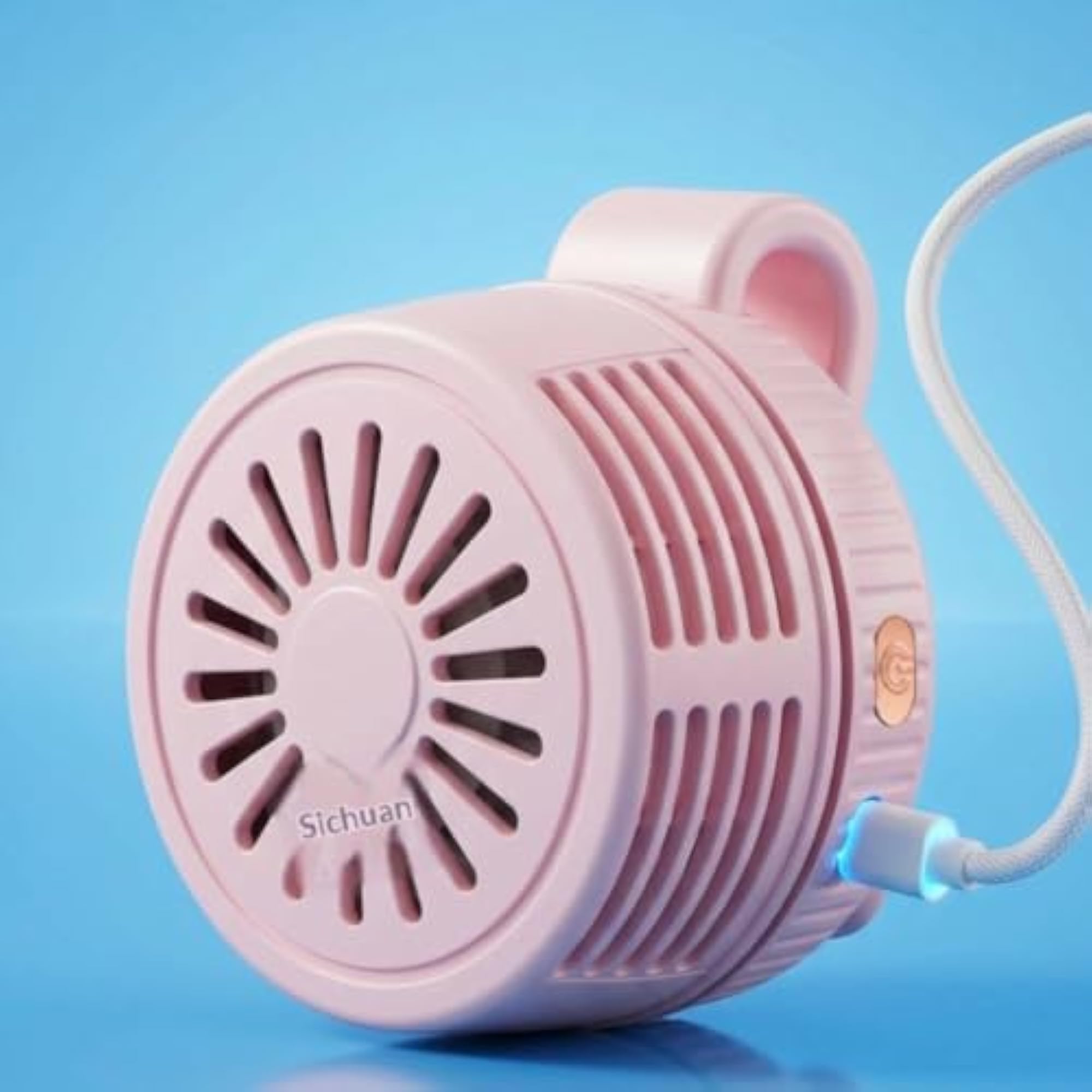 3-Speed Compact Clip-On Mini Fan for Daily Use