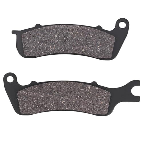 Brake Pads Front Organic Metal Compatible With 125cc Motorcycles Like Cadwell Clubman Tempest Roadster Scrambler 2019 Model(Front)
