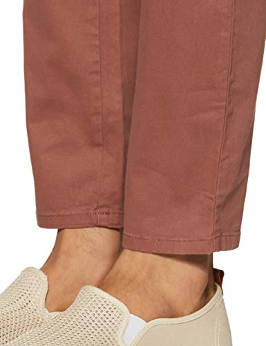 Image of Marks & Spencer Mens Solid Mid Rise Slim Fit Chinos
