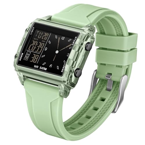 rv @\rv fW^hX|[cEHb` 邢LEDobNCg ǂ݂₷ ̎qAj̎qɍœK watch(Green)