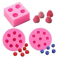 Algopix Similar Product 5 - 3PcsSet 3D Mini Strawberry Raspberry