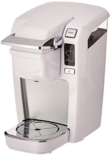 Keurig K15 Coffee Maker, Single Serve K-Cup Pod Coffee Brewer, 6 to 10 oz. Brew Sizes, White