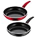 Produktbild Silit Black & Red Pfannenset 2-teilig, Bratpfanne 28 cm, Aluminium beschichtet, Induktion, Kunststoffgriff