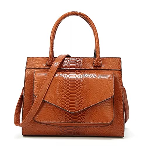 Bolso bandolera estilo europeo y americano para mujer, bolso de mano (color: A, tamaño: 30 cm x 14 cm x 25 cm)
