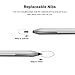 Surface Pen, Surface Stylus Pen with 1024 Levels of Pressure Sensitivity and Aluminum Body for Microsoft Surface Pro 2017, Surface Pro 4, Surface Pro 3, Surface 3, Surface Book,Surface Studio (Silver)
