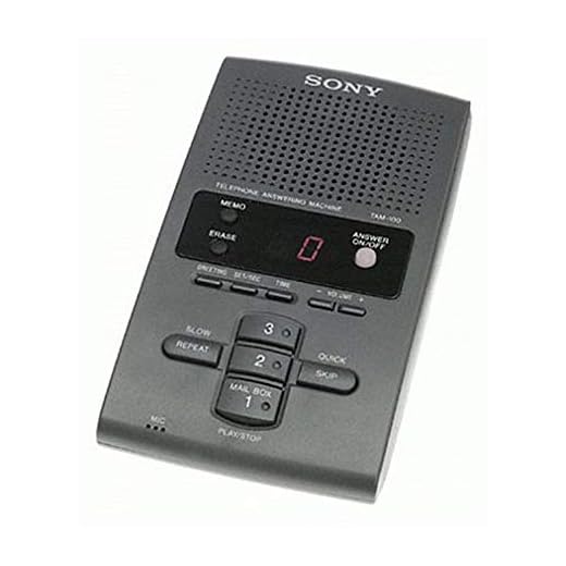 Sony TAM100 Gray Answering Machine