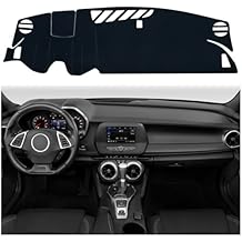 Dash Mat Cover for Chevrolet Camaro 2016-2024 | Custom Fit for HUD & Non-HUD Models | UV & Heat Resistant | Anti-Slip Design | Interior Dashboard Protector