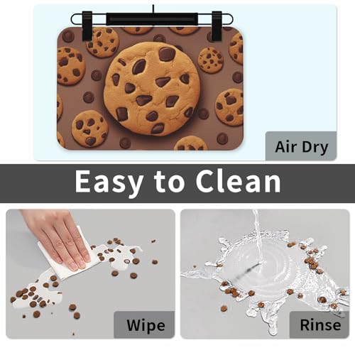 Tapis alimentation chat imperméable gamelle eau absorbant 30x45