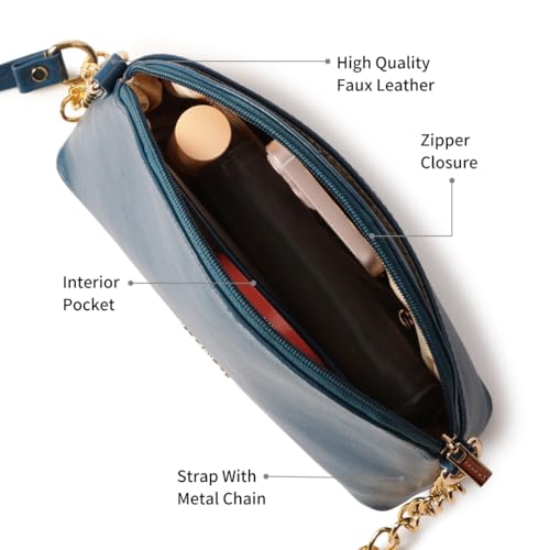 Image of Fastrack Puff Sling with Detachable Pouch | Faux-Leather Women's Handbags | Sling for Casual Carry