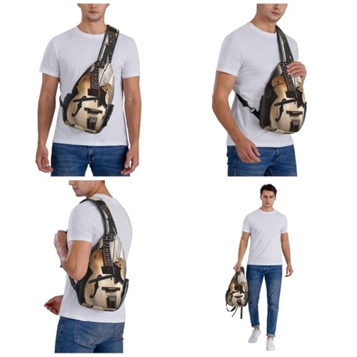 Guitar Pictures Cross Chest Bag Bolsa Deportiva Unisex miniatura 7
