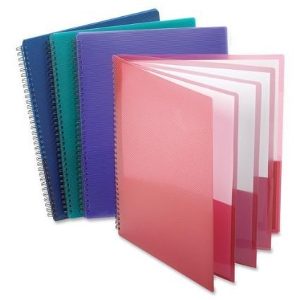 Dossier de présentation Esselte Oxford Poly format lettre en couleurs assorties