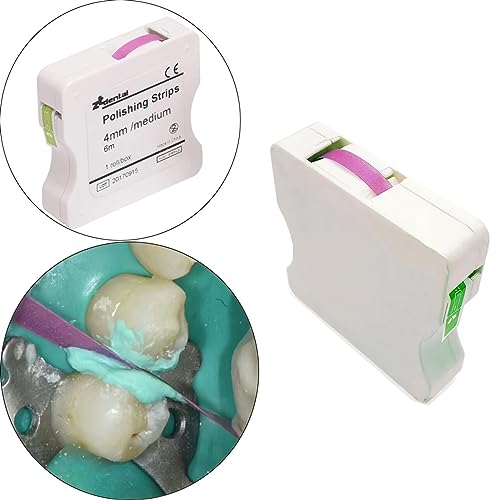 2box dental polishing strips 4mm tooth interdental resin surface sanding teeth whitening oral care dental file for teeth dentist tools